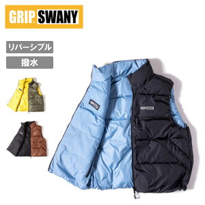 GRIP SWANY ObvXj[ WATER REPELLENT REVERSIBLE DOWN VEST EH[^[ygo[Vu_ExXg GSMV-062 y AE^[ h Lv ނ K[fjO AEghA  z