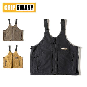 ��GRIP SWANY �O���b�v�X���j�[ GEAR BAG VEST 5.0 �M�A�o�b�O�x�X�g5.0 GSMV-063 �y 2WAY �J�o�� �L�����v �ނ� �K�[�f�j���O �A�E�g�h�A �z