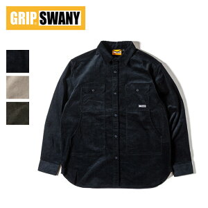 ��GRIP SWANY �O���b�v�X���j�[ CORDUROY STRETCH FIELD SHIRTS �R�[�f�����C�X�g���b�`�t�B�[���h�V���c GSMSH-072 �y �g�b�v�X ���� �J�݃V���c �A�E�g�h�A �ۉ� �z