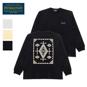 ��PENDLETON �y���h���g�� Back Print L/S Tee �o�b�N�v�����g�����O�X���[�u�e�B�[ 6175-3000 �y �g�b�v�X ���� ����T �� �R�b�g�� �A�E�g�h�A �z