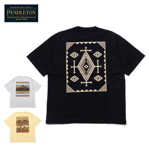 ��PENDLETON �y���h���g�� Back Print Tee �o�b�N�v�����g�e�B�[ 6275-4003 �y �g�b�v�X ���� T�V���c �� �R�b�g�� �A�E�g�h�A �z�y���[���ցE����s�z