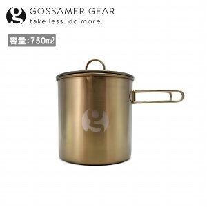 ��Gossamer Gear �S�b�T�}�[�M�A Titan Kettle Cooker 750 �`�^���P�g���N�b�J�[ 750 Gold GSCU1050 �y �₩�� �R�[�q�[ ���� �y�� �R���p�N�g BBQ �L�����v �A�E�g�h�A �z