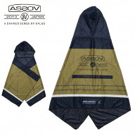 ★AS2OV アッソブ COOL PONCHO クールポンチョ (NAVY) 682600-75 【 アウター ケープ カッパ 気化熱 フェ…