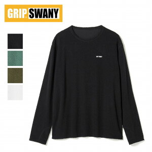 ��GRIP SWANY �O���b�v�X���j�[ AERATION LS TEE �G�A���[�V���������O�X���[�u�e�B�[ GSMCT-210 �y �g�b�v�X ���� ����T �A�E�g�h�A �^�E�����[�X �y�� �ۉ� �ʋC�� �z