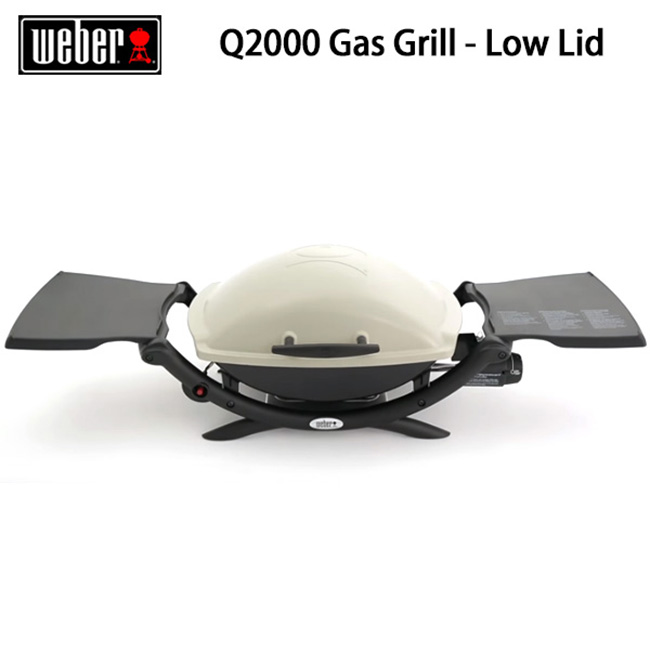 Weber ウェーバー 正規品 BBQ バーベキュー Q2000 Gas Grill - Low アウトドア ガスグリル GLIL 直営店 Lid Q 53060008 2000 スピード対応 全国送料無料