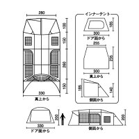 Colemanコールマントンネル2ルームハウス/LDX+2000034599【アウトドア/キャンプ/テント】