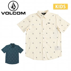 �y5/23 20:00�`5/27 01:59����N�[�|���z�z���z��VOLCOM �{���R�� Big Boys Patterson Short Sleeve Woven Shirt �r�b�O�{�[�C�Y�p�^�[�\���V���[�g�X���[�u�E�[�u���V���c C0402302 �y �L�b�Y �q�ǂ� �g�b�v�X ��