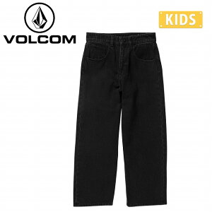 �y5/23 20:00�`5/27 01:59����N�[�|���z�z���z��VOLCOM �{���R�� Big Boys Billow Loose Fit Jeans �r�b�O�{�[�C�Y�r���[���[�Y�t�B�b�g�W�[���Y BLK C1932200 �y �L�b�Y �q�ǂ� �{�g���X �����O�p���c �A�E�g�h
