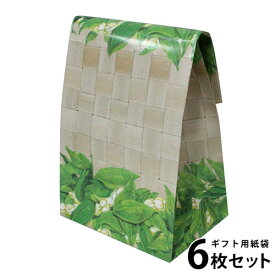 ギフト用 紙袋 ラッピング用資材 ピカケレイ 6枚入り袋 収納 小物整理 かわいい ハワイアン 雑貨 ハワイ雑貨