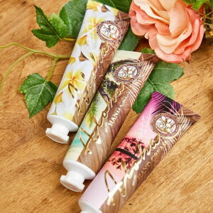 ミニサイズ ハンドクリーム 30g 保湿 携帯用 アイラ プルメリア花エキス ココナッツオイル ヤシ油 配合 Kahikoハンドケア お手入れ 手荒れ予防 乾燥予防ハワイアン雑貨 ハワイ雑貨 ハワイの香