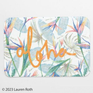 }bg 􂦂 @ Lauren Roth [ X tl MAT FLORAL t[ 45cm×65cmKahiko nCAG CeA }bg  킢 ԕ Lg O[ u[ nCG