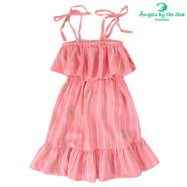 楽天市場 モアナドレス パイナップルプリント ショートドレス コーラル ピンク 子供服 ジュニア キッズ 1 2ハワイアン ワンピース おしゃれ 夏 可愛い Angels By The Sea Hawaii エンジェルズ バイ ザ シー ハワイ クララ Clara Hawaiian Selectshop