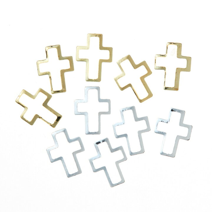 楽天市場 現金値引最大半額 ネイル メタル パーツ メタルパーツ ネイルパーツ スタッズ 簡単 セルフ デザイン おすすめ 初心者 プロ 安い ゴールド シルバー クロスフレーム 十字架フレーム 6 8ｍｍ 5個 C11 Clara Nail クララ ネイル