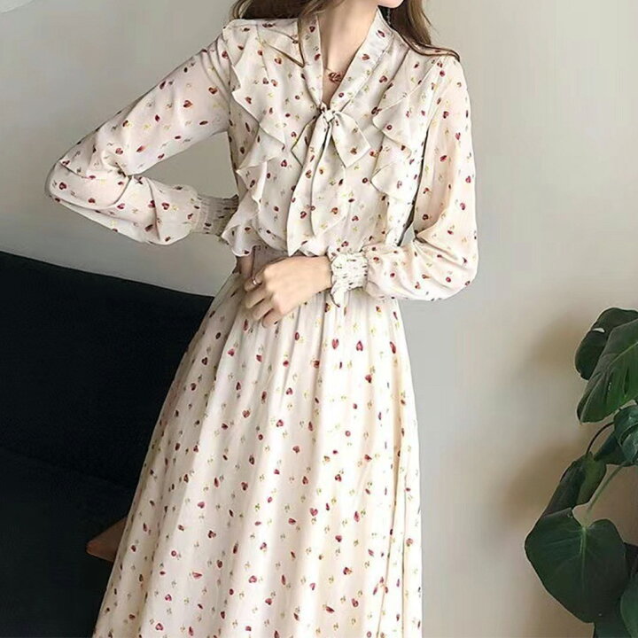 楽天市場】ワンピース レディース ロングワンピース 柄ワンピース  