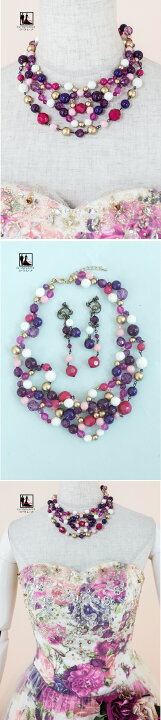楽天市場】《フォーマル衣装》販売 クラレナの ネックレス イヤリング  