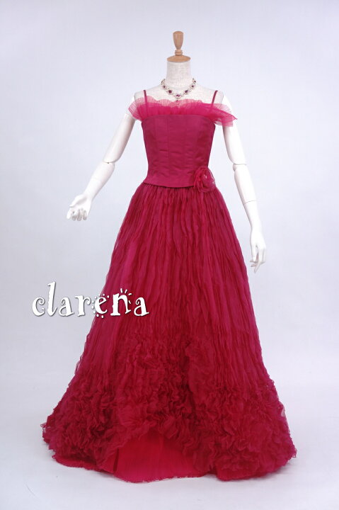 楽天市場 ショップレビュー 5 0の安心感 ロングドレス ウェディングドレス 演奏会 二次会 ステージ衣装 リサイクル 裾上げ加工済み ラズベリー レッドカラードレス7号 Clc2668 Used品 中古 洋装 ドレス Cd7 フォーマルドレスメンズ クラレナ