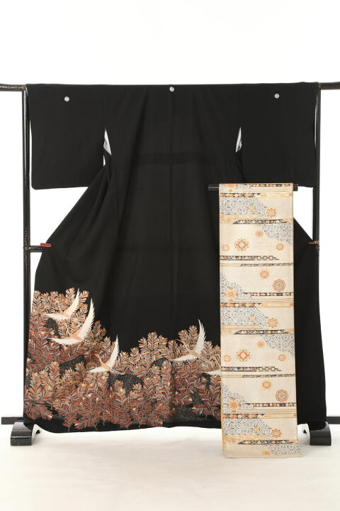 フォーマル衣装》販売 クラレナの 家紋 丸に 木瓜 鶴 松 梅 屋敷  