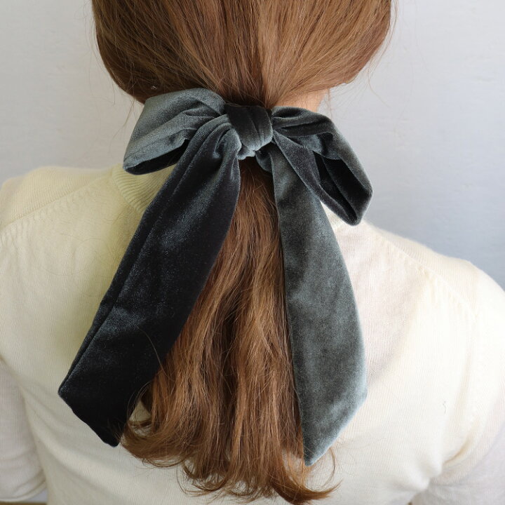 楽天市場 割引クーポン配布中 ヘアゴム シンプル ビックリボン ビッグリボン ベロア 大きなリボン 大きめ リボン モチーフ 髪飾り 髪留め 冬 アクセサリー ヘアアクセサリー ヘア ヘアアクセ ナチュラル メタリック ヘアアレンジ 大人 オフィス カジュアル レディース