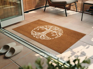 y[J[z  փ}bg k  Lb` N[ebNX wash+dry 􂦂}bg Tree of Life Brown 75×120cm K035B