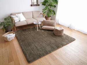 �y���[�J�[�����z 190x190cm�����` 2�� ���O ���r���O �}�b�g ������� ���g�z�b�g�J�[�y�b�g �􂦂� MS-305-190X190-GRAGE EX�}�C�N��2�w�E���^�����O �O���[�W�� �g�V�V�~�Y