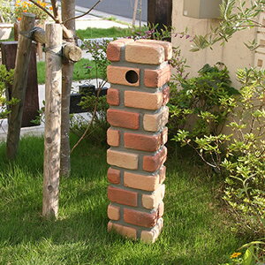 【メーカー直送】 FRP水栓柱カバー レンガ調 繊維強化プラスチック 高耐久 耐候性 おしゃれ 庭 屋外 4524804057078