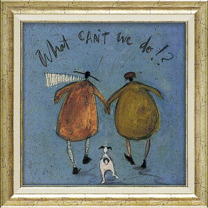 絵画 版画 額縁 おしゃれ サム トフト「どうすりゃいいんだ!?」 ST-08120