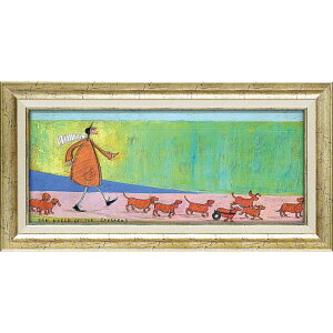 絵画 版画 額縁 おしゃれ サム トフト「ソーセージ大行進」 ST-10027