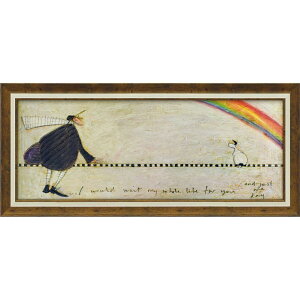 絵画 版画 額縁 おしゃれ サム トフト「ずっとあなたを待ち続けて」 ST-16006