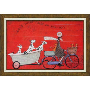 絵画 版画 額縁 おしゃれ サム トフト「ドンド ディリダリー」 ST-16021