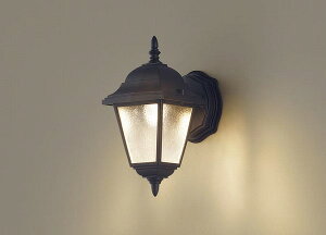 照明器具 おしゃれ パナソニック ポーチライト オフブラック LED(電球色) LSEW4043LE1 (LSEW4043 LE1)