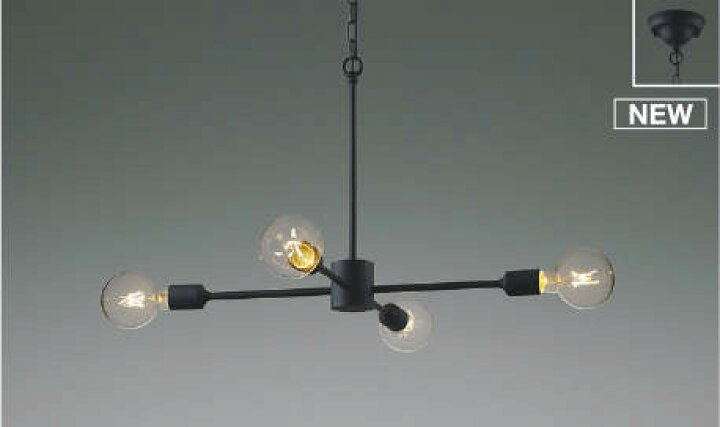 楽天市場】コイズミ シャンデリア 4灯 LED(電球色) AA52325 : 照明 