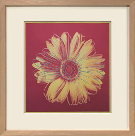 アートパネル アンディ・ウォーホル Andy Warhol Daisy c.1982(fuchsia & yellow) IAW-62507 壁掛け アートフレーム 絵画 アートポスター 額 北欧 モダン おしゃれ 玄関 リビング