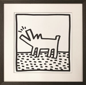 A[gpl L[XwO Keith Haring Untitled (barking dog) IKH-62516 Ǌ| A[gt[ G A[g|X^[ z k _   rO