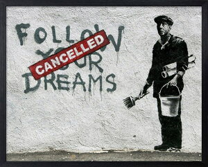 A[gpl oNV[ Banksy Follow Your Dreams IBA-61739 Ǌ| A[gt[ G A[g|X^[ z k _   rO