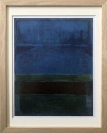 アートパネル マーク・ロスコ Mark Rothko Untitled 1952 (Blue Green and Brown) IMR-62083 壁掛け アートフレーム 絵画 アートポスター 額 北欧 モダン おしゃれ 玄関 リビング