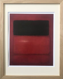 アートパネル マーク・ロスコ Mark Rothko Black over Reds IMR-62087 壁掛け アートフレーム 絵画 アートポスター 額 北欧 モダン おしゃれ 玄関 リビング