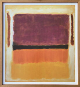 アートパネル マーク・ロスコ Mark Rothko UNTITLED (VIOLET BLACK ORANGE YELLOW ON WHITE AND RED) 1949 IMR-62278 壁掛け アートフレーム 絵画 アートポスター 額 北欧 モダン おしゃれ 玄関 リビング