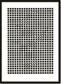 アートパネル ヴィクトルヴァザルリ Victor Vasarely Tinko 1955 IVV-14397 壁掛け アートフレーム 絵画 アートポスター 額 北欧 モダン おしゃれ 玄関 リビング