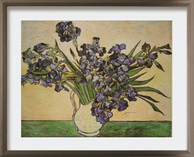 アートパネル ゴッホ アイリス Vincent van Gogh Iris-Strauss 1890 ZFA-62358 壁掛け アートフレーム 絵画 アートポスター 額 北欧 モダン おしゃれ 玄関 リビング