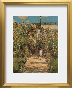 A[gpl N[hl Claude Monet The Monet's garden at Vetheuil ZFA-62351 Ǌ| A[gt[ G A[g|X^[ z k _   rO