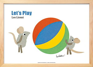 アートパネル レオ・リオーニ Leo Lionni Let's play ZLL-61862 壁掛け アートフレーム 絵画 アートポスター 額 北欧 モダン おしゃれ 玄関 リビング