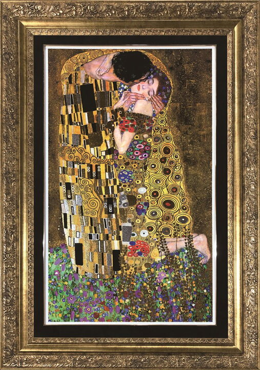 楽天市場】絵画 版画 額絵 おしゃれ グスタフ・クリムト The Kiss GGK 