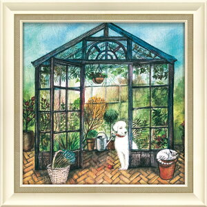 絵画 版画 額縁 おしゃれ ジョー ラム「フラワー ベッド」 JR-10020