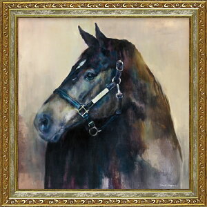 絵画 版画 額縁 おしゃれ マリリン ハーゲマン「リッチ ライト」 MH-20001 馬 動物