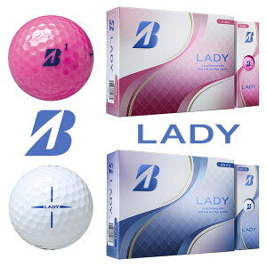 [񂹏i] uaXgSt fB St {[ BRIDGESTONE GOLF LADY GOLF BALL sN zCg 1_[X(12) [{Ki] [2025Nf]
