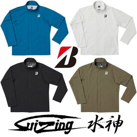 [取り寄せ商品] ブリヂストンゴルフ メンズ 水神 スイジン レインブルゾン BRIDGESTONE GOLF MEN'S SUIZING RAIN BLOUSON 84G01 4カラー 5サイズ 収納袋付 ゴルフウェア レインウェア 雨具 梅雨対策 [2024年モデル]