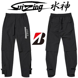 [񂹏i] uaXgSt Y _ XCW Cpc BRIDGESTONE GOLF MEN'S SUIZING RAIN PANTS 84G02 ubN 5TCY StEFA CEFA J ~J΍ [2024Nf]