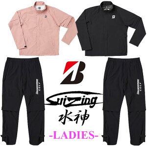 [񂹏i] uaXgSt fBX _ XCW C ㉺Zbg BRIDGESTONE GOLF LADIES SUIZING RAIN WEAR SET 84G55 2J[ 3TCY [ܕt p StEFA CEFA J ~J