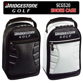 ブリヂストン ゴルフ メンズ シューズケース BRIDGESTONE GOLF MEN'S SHOES CASE SCG520 28.0cmまで収納可能 L21×W12×H33cm BK(黒)、WK(白/黒) 【日本正規品】
