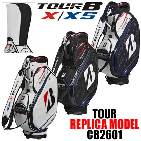 BRIDGESTONE GOLF ブリヂストンゴルフ ツアーレプリカモデル メンズ キャディバッグ カートバッグ ゴルフバッグ TOUR REPLICA MODEL CADDY BAG CB2601 カラー：3色 9.5型 47インチ対応 4.9kg 「TOUR B X/XS」連動デザイン [日本正規品] [2026年モデル]